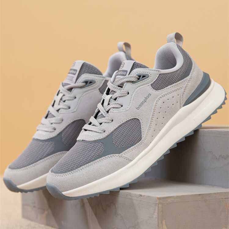 Baasploa Sieviešu ikdienas kedas Modes Jauns sietveida elpojošs vulkanizētas kurpes Sieviešu vieglas, komfortablas šņorējamas sporta apavi