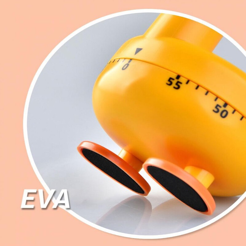 Mielas ančiukas Virtuvės laikmatis Virimo Besisukantis Mechaninis laikmatis Skaičiavimas Atgal atgal Laikrodis Kepimo Laikas Priminimas Virtuvės programėlė