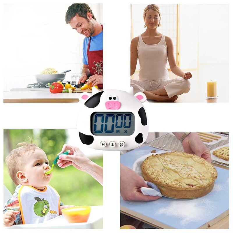KARŠTASIS IŠPARDAVIMAS Virtuvės laikmatis, Atgalinės atskaitos laikmatis, Skaitmeninis gaminimo laikmatis, LCD didelio ekrano vaizdinis laikrodis, Maisto gaminimui Bake Sportas