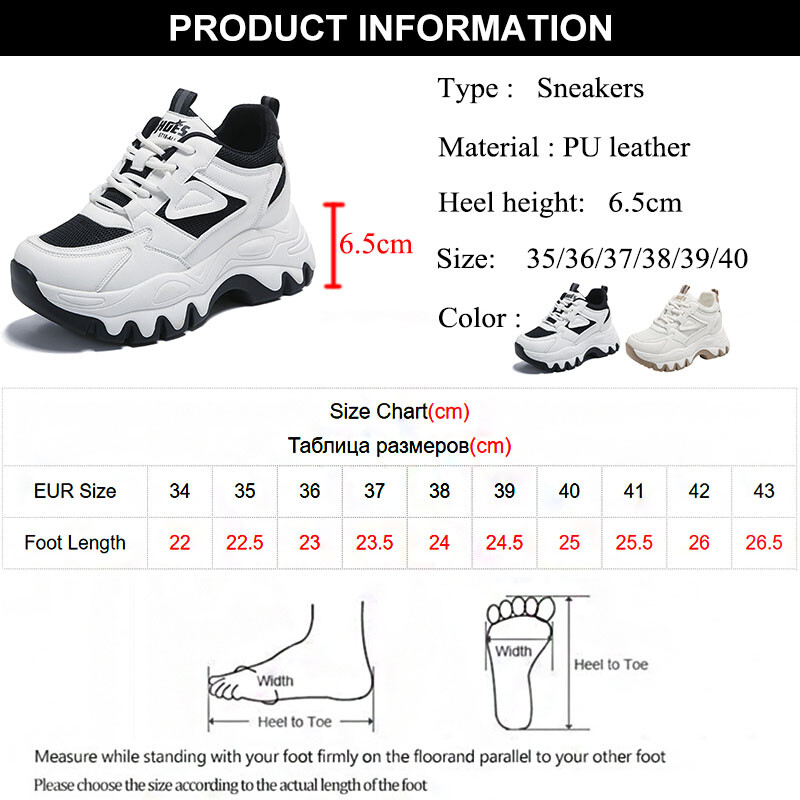 Sieviešu jauktas krāsas platformas kedas ar šņorēm, elpojošs, vulkanizējošs sieta apavi Sieviešu sporta apavi ar biezu apakšu, neslīdoši