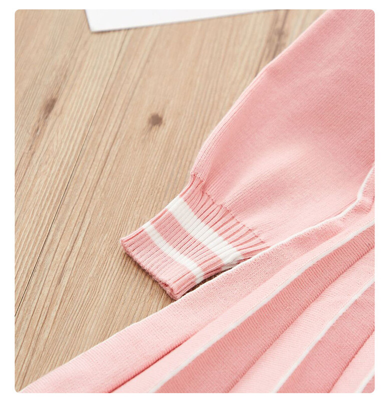 Zimska haljina za djevojčice Modna pletena haljina s leptirima za djecu Odjeća Novogodišnji dar Dječja odjeća