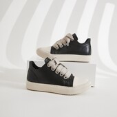 Pora vaikščiojimo batai Bėgimo treniruokliai Rick Vyriški odiniai „Jumbo“ batai su raišteliu „Owens“ prabangi avalynė, moteriški sportbačiai