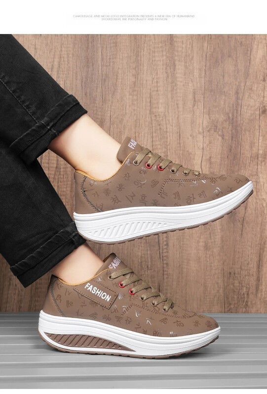 Moteriški sportbačiai madinga platforma, purtomi batai, vaikščiojimo batai, stori apatiniai pleištai, moteriški stambūs batai