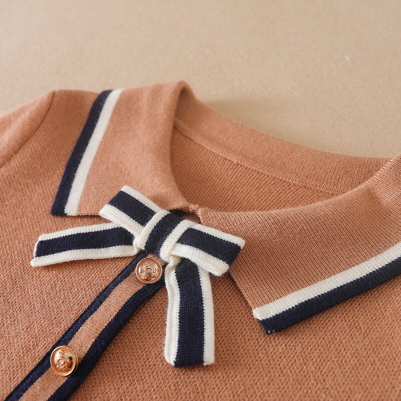 Vaikams Mergaitėms 5-12 m. rudens žiemai Nauja suknelė Vaikams Šilti megztiniai Drabužiai Mezgimas ilgomis rankovėmis Princesės suknelė