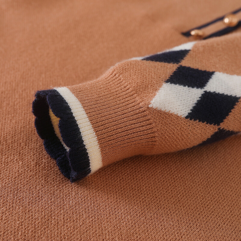 Vaikams Mergaitėms 5-12 m. rudens žiemai Nauja suknelė Vaikams Šilti megztiniai Drabužiai Mezgimas ilgomis rankovėmis Princesės suknelė