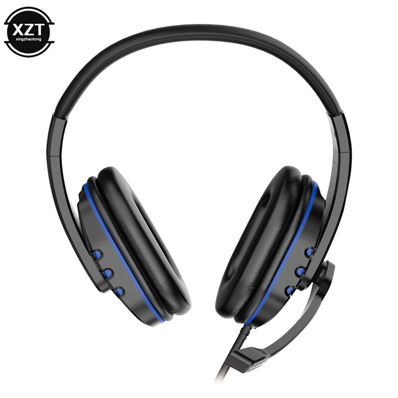 Naujos laidinės žaidimų ausinės žaidėjų ausinės su mikrofonu, skirtas asmeniniam kompiuteriui nešiojamas kompiuteris PS4 PS5 Play Station 4 5 „Nintendo Switch“ planšetinis kompiuteris