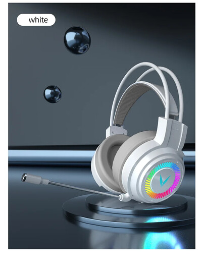 G58 G60 spēļu austiņas 7.1 stereo Svirtuālās telpiskās basa austiņas ar mikrofona LED apgaismojumu, kas paredzēts datoram, saliekamas