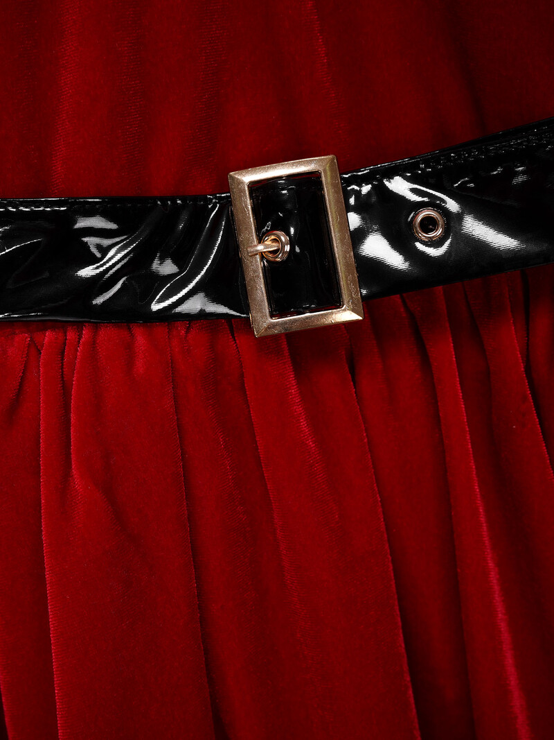 Bērnu meiteņu Ziemassvētku kleitas ar garām piedurknēm ar kapuci samta kleita Ziemassvētku vecīša kostīms, Jaungada ballīte 2025. gada Ziemassvētku kleita, svētku dāvanas