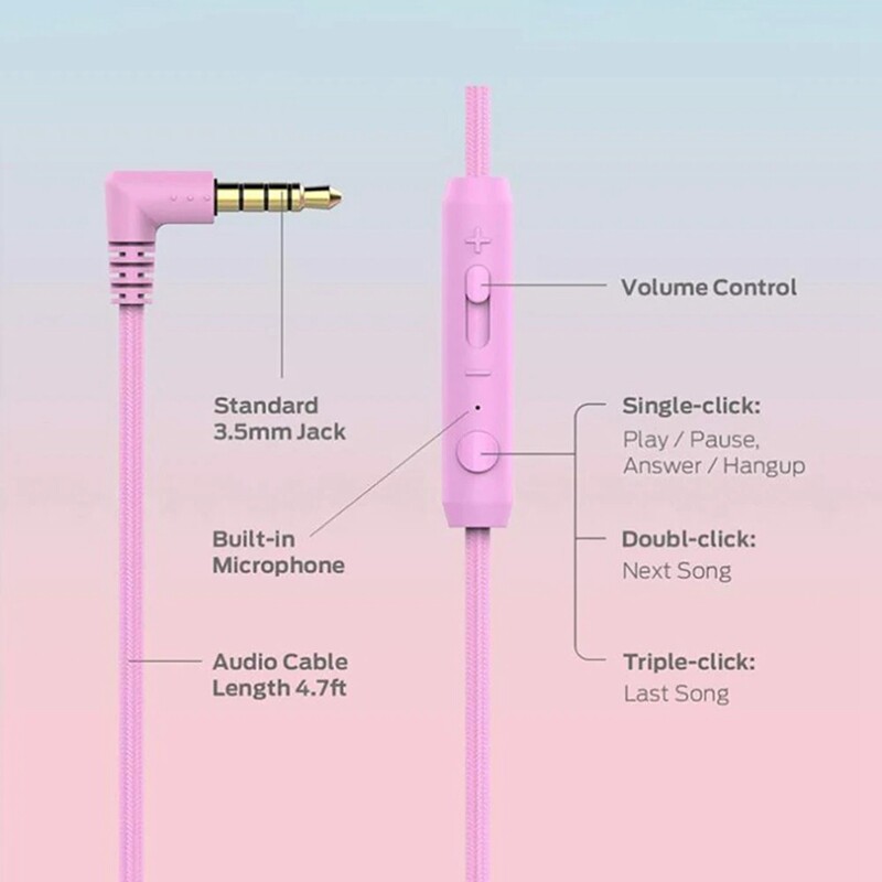 Bērnu Austiņas Austiņas Vadu Krāsains Klēpjdators Planšetdators Tālrunis Mācībām Tiešsaistes Klase Austiņas Izturīgas, Melns+Zils