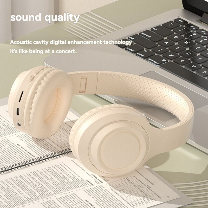 Căști fără fir Bluetooth V5.3 Căști ENC cu anulare a zgomotului pentru laptop pentru pad pentru telefoane Android/IOS