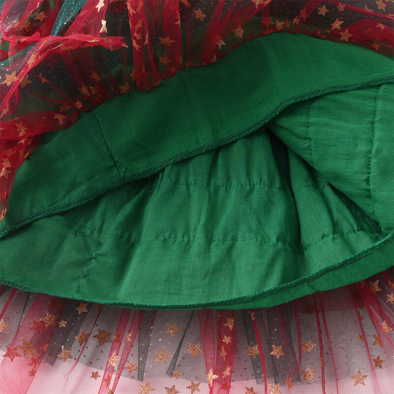 VIKITA Meiteņu Ziemassvētku Jaunā gada festivāla kleita Bērniem Ziemeļbriežu apdruka Tutu kleitas Meiteņu Zaļa Sarkana Rudens Ziemas Princešu kleitas