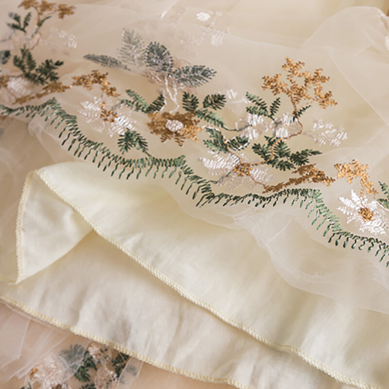 2 6 8 g. Pavasara meiteņu princešu kleitas ar garām piedurknēm rudens bērniem Till Vestidos Ziedi Eleganta ballīšu kleita Bērnu ikdienas audums