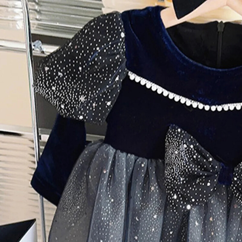 Mažylei mergaitei pavasario rudeniui princesės suknelės mielos vakarėlio vaikams drabužėliai mergaičių tiulio suknelė vaikams drabužiai Vestidos