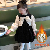 Mazu bērnu kleita meitenei rudens apģērbs Princeses bantīte ar garām piedurknēm apģērbs zīdaiņa apģērbs