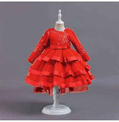 Νέο Διασυνοριακό Γυναικείο Παιδικό Φόρεμα Πριγκίπισσα Φούστα Διχτυωτό Δίχτυ Πλούσια Φούστα Μικρή Γυναικεία Παιδική Συναυλία Performance Dre