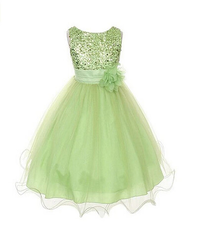 Nove dječje svečane haljine za djevojčice Rođendanske vjenčanice sa šljokicama i cvjetnom trakom Svečana dječja odjeća Vestido