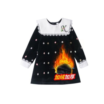 3–14 gadus veci bērni, bērni, puķainas princešu kleitas meitenēm ziemas samta silta kleita bērniem rudens tērpi apģērbi 5 6 7 8 9 10 11