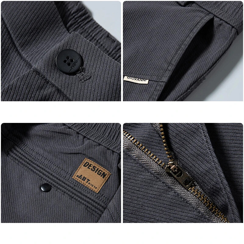 Ανοιξιάτικο ανδρικό λεπτό, καθημερινό παντελόνι, επαγγελματικό, ίσιο, βαμβακερό ελαστικό παντελόνι, μάρκα μόδας κορεατικά ρούχα καφέ μαύρο γκρι