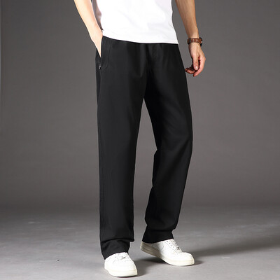 Ανδρικό ανοιξιάτικο καλοκαιρινό παντελόνι Βαμβακερό παντελόνι Cargo Casual Sports Ελαστικό παντελόνι μακριά μέση Harajuku Παντελόνι με τσέπες με φερμουάρ