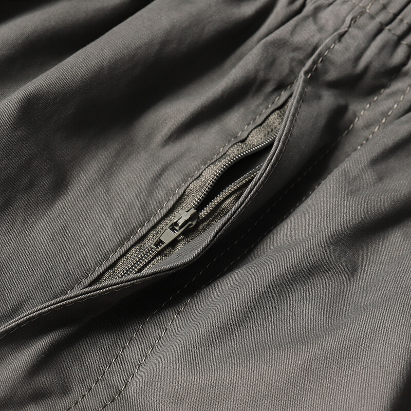 Ανδρικό ανοιξιάτικο καλοκαιρινό παντελόνι Βαμβακερό παντελόνι Cargo Casual Sports Ελαστικό παντελόνι μακριά μέση Harajuku Παντελόνι με τσέπες με φερμουάρ