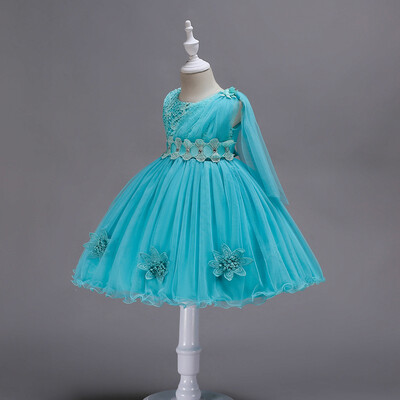 Gyerek lányok bulik jelmez gyerekeknek virágos lányok koszorúslány esküvői ruha Elegáns hivatalos ruha tinédzser lányoknak báli ruhák