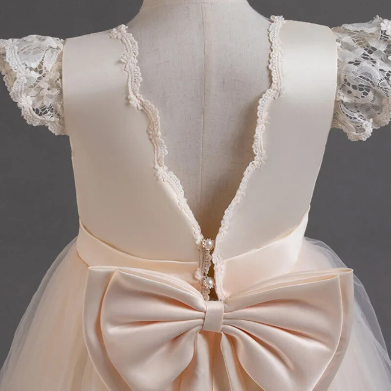 Meiteņu kleitas Bērnu Eleganta Luksusa Kāzu Līgavas Māsa Kristību Izlaiduma Kleita No 7 8 līdz 10 12 gadiem, melns, vecs, garš apģērbs bērniem