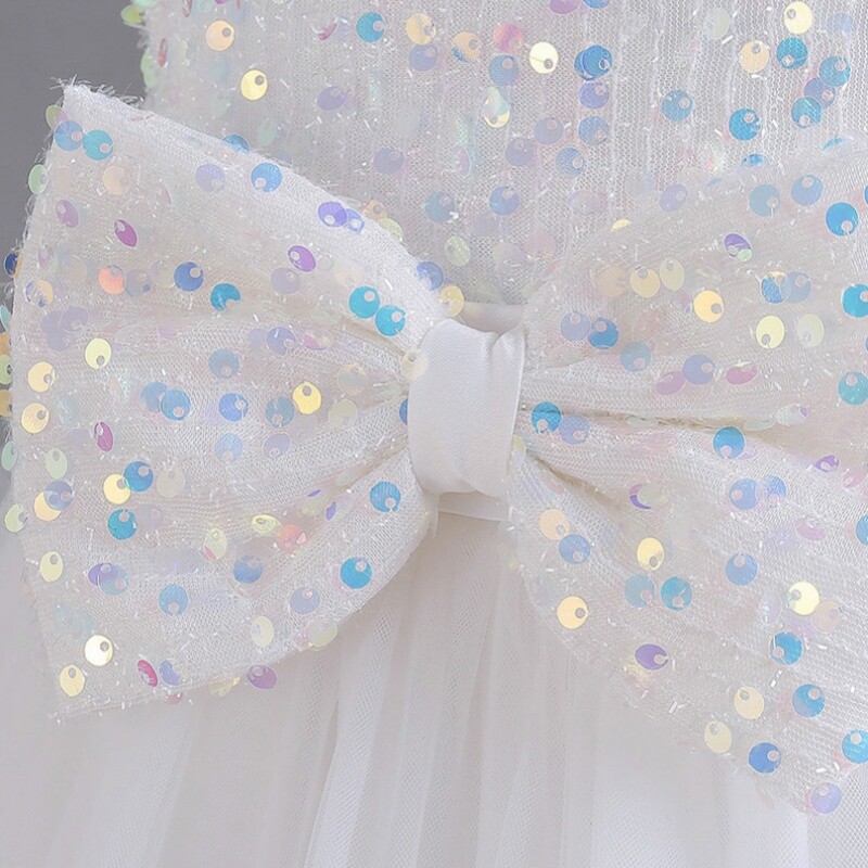 2024 Κορίτσια Luxury Elegant 3 7 10 12 χρονών Ισπανικό πάρτι γενεθλίων Γάμος Γάμος Εορταστική παρουσίαση Ροζ φορέματα Παιδικά ρούχα