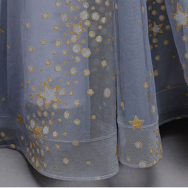 HETISO Golden Flower Παιδικά βραδινά πλούσια φορέματα μακριά κορίτσια Princess Κομψή φόρεμα χορού για Χριστουγεννιάτικο πάρτι 4 5 7 8 12 14 ετών