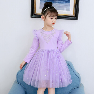 Princese jauks puķu elegantas kleitas bērniem bērnu apģērbi rudens ziema meitenēm silta kāzu kleita 2 3 6 7 9 10 11 12 gadi