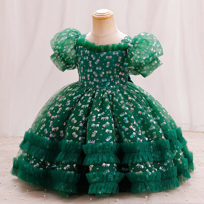 Κομψά φορέματα χορού για πάρτι για μωρά για 1 έτος γενεθλίων από 2 έως 4 6 ετών Πριγκίπισσα Πριγκίπισσα βρεφικό φόρεμα για κορίτσια