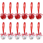 12db karácsonyi hópehely csilingelő harangok fém dekoratív medál karácsonyfára függő dísz 2025 újévi otthoni parti díszek