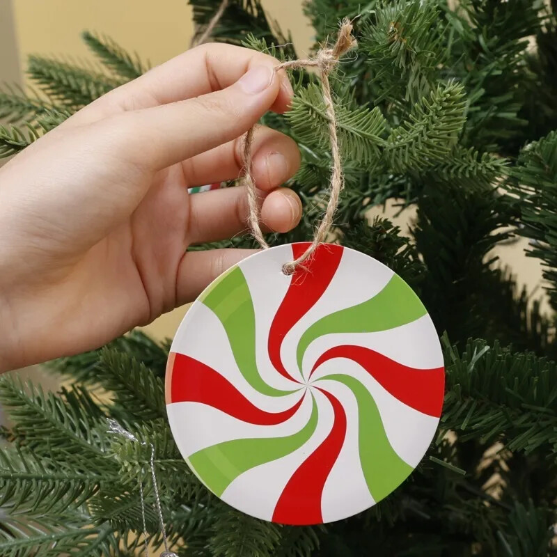 Karácsonyfa cukorka függő medál Karácsonyi parti dekorációk Sweet Noel cukorka díszek Boldog karácsonyi dekoráció Boldog új évet 2024