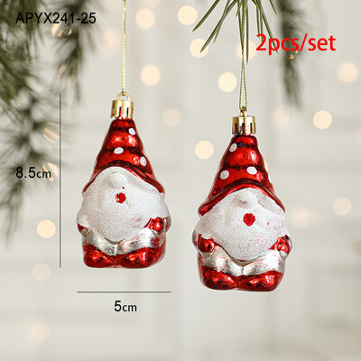 Κρεμαστό χριστουγεννιάτικο δέντρο 2025 Κόκκινη καραμέλα Χριστουγεννιάτικη μπάλα Κρεμαστά Στολίδια Άγιος Βασίλης Πρωτοχρονιά Navidad Supplies Party Διακόσμηση σπιτιού