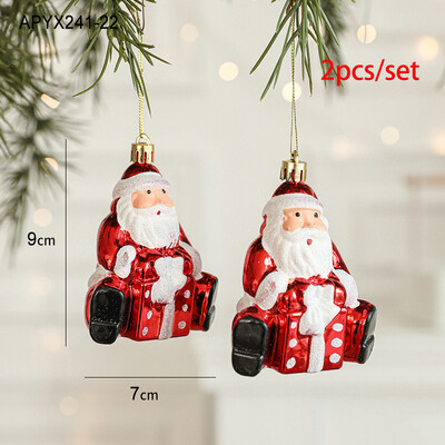 Κρεμαστό χριστουγεννιάτικο δέντρο 2025 Κόκκινη καραμέλα Χριστουγεννιάτικη μπάλα Κρεμαστά Στολίδια Άγιος Βασίλης Πρωτοχρονιά Navidad Supplies Party Διακόσμηση σπιτιού