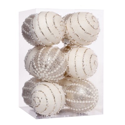 12 papuošalų rinkinys šventėms, nedūžtantys Kalėdų eglutės pakabukai, blizgantys kabantys papuošalai Priedai