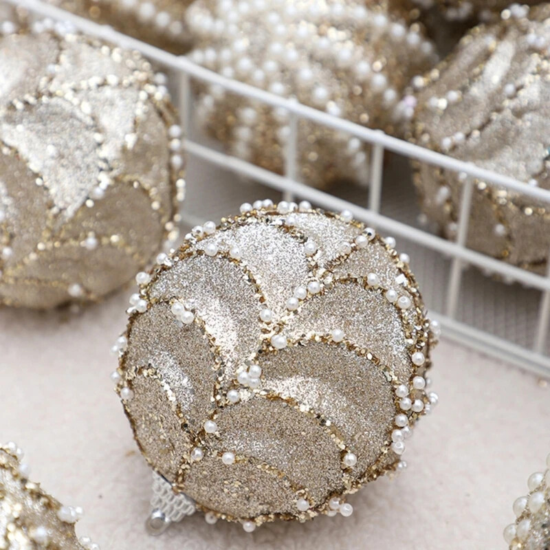 12 papuošalų rinkinys šventėms, nedūžtantys Kalėdų eglutės pakabukai, blizgantys kabantys papuošalai Priedai