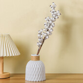 1 vnt. 57 cm Kalėdų baltųjų uogų dirbtinių gėlių šakelės Kalėdų eglutės namų dekoravimas netikras augalas „pasidaryk pats“ gėlių kompozicijos amatai