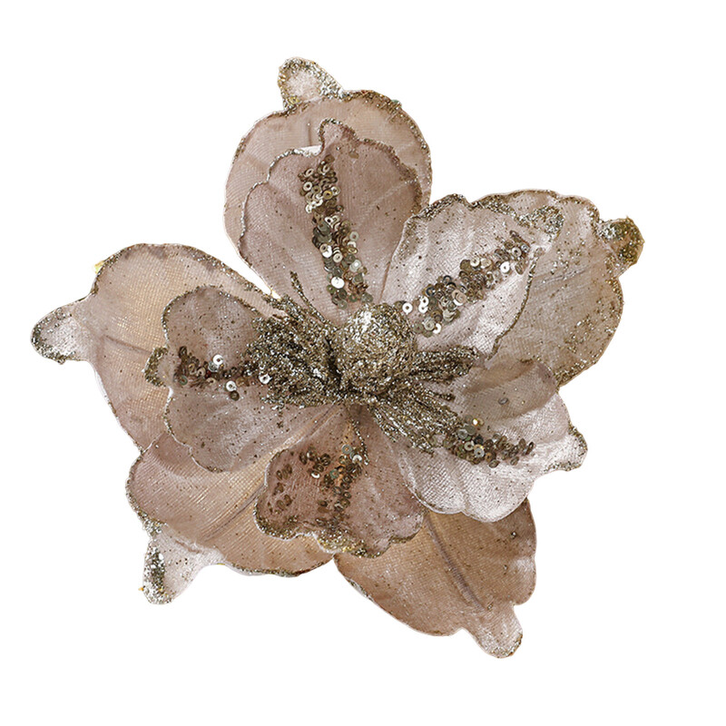 Kalėdų gėlės Dekoratyvinės eglutės papuošalai Dirbtinės gėlės Kalėdų eglutės dekoravimui