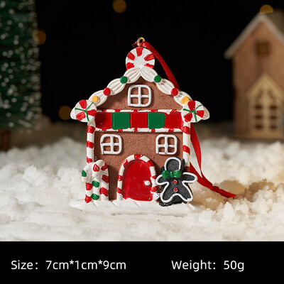 Karácsonyfadísz és medál mézeskalács ember Karácsonyfa függő díszek Karácsonyi hangulat kellékek karácsonyi dekoráció