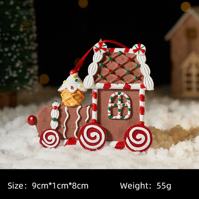 Karácsonyfadísz és medál mézeskalács ember Karácsonyfa függő díszek Karácsonyi hangulat kellékek karácsonyi dekoráció