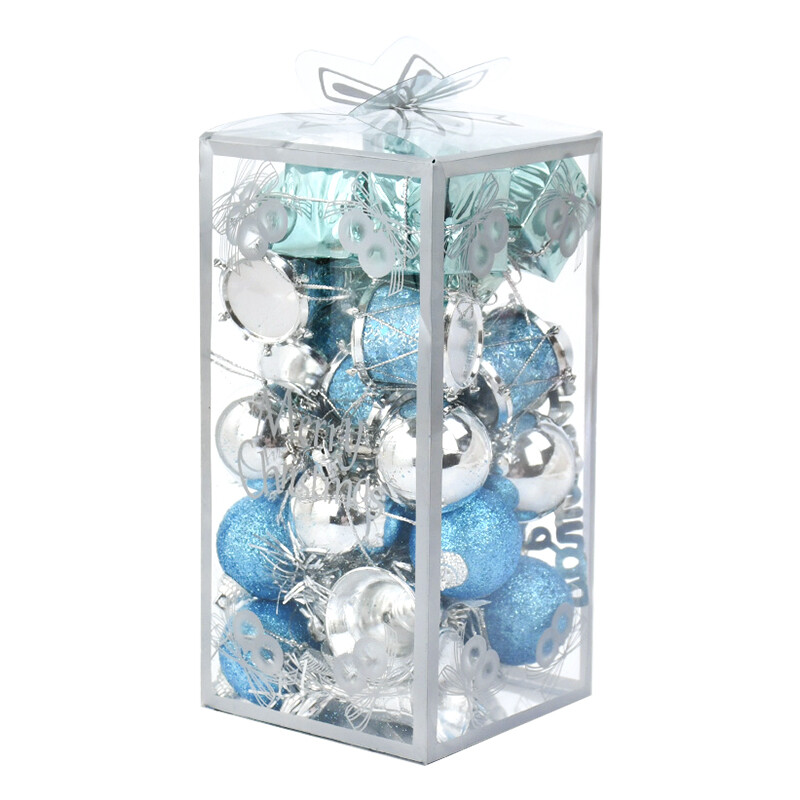 32 vnt./dėžutė Kalėdų rutulio papuošalai Kalėdų eglutės kabančių pakabukų rinkinys Linksmų Kalėdų papuošimai namams Navidad Naujųjų metų dovanos