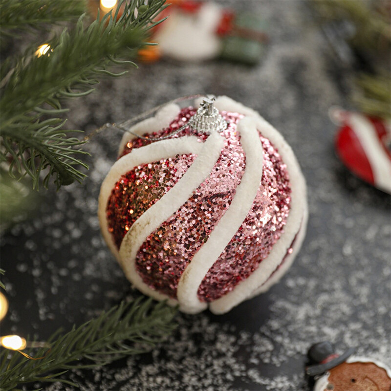 8 εκ. Χριστουγεννιάτικο αφρώδες χρώμα Μπάλες Κρεμαστό Κρεμαστό DIY Κομψές πούλιες Χριστουγεννιάτικη μπάλα Κρεμαστό καρτούν Χαρούμενα χριστουγεννιάτικα ντεκόρ