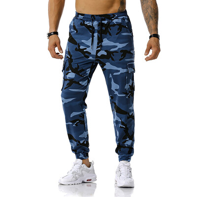 Jesen Proljeće Kamuflažne Joggers Hlače Muške Cargo Hlače Trenirka s više džepova Muške Hip Hop Ležerne Hlače Joggers Muške XXXL