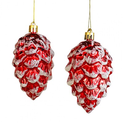 2 vnt Kalėdų pakabukas Išskirtinė grybų spurga Kalėdų Senelio formos Kalėdų eglutės kabantis ornamentas Spalvingas Kalėdų eglutės papuošimas