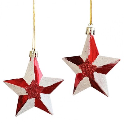 2 vnt Kalėdų pakabukas Išskirtinė grybų spurga Kalėdų Senelio formos Kalėdų eglutės kabantis ornamentas Spalvingas Kalėdų eglutės papuošimas