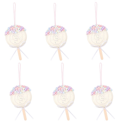 6db 14cm karácsonyi spirál medálok rózsaszín sárga kerek torta otthoni karácsonyfa függő dekoráció Navidad újévi 2025 gyerekajándék