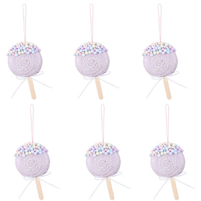 6db 14cm karácsonyi spirál medálok rózsaszín sárga kerek torta otthoni karácsonyfa függő dekoráció Navidad újévi 2025 gyerekajándék