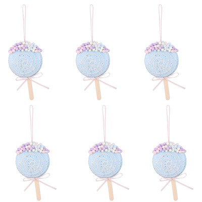 6db 14cm karácsonyi spirál medálok rózsaszín sárga kerek torta otthoni karácsonyfa függő dekoráció Navidad újévi 2025 gyerekajándék