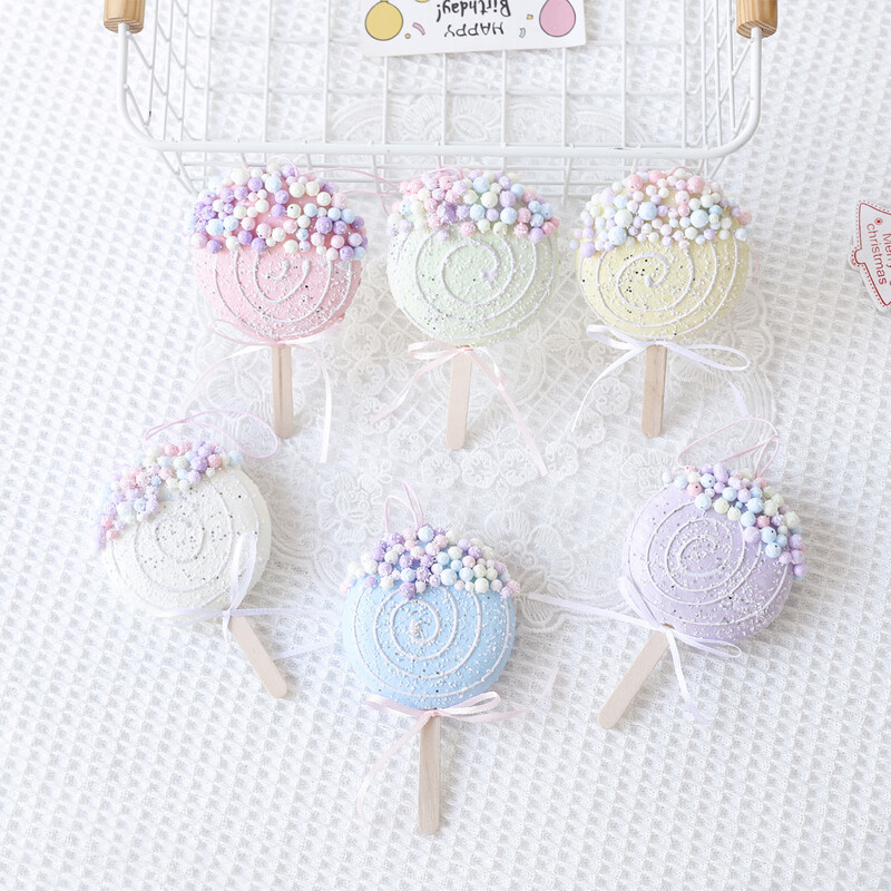 6db 14cm karácsonyi spirál medálok rózsaszín sárga kerek torta otthoni karácsonyfa függő dekoráció Navidad újévi 2025 gyerekajándék