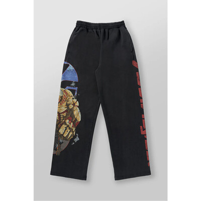 Anime ATTACK ON TITAN Animacinių filmų spausdintos kelnės Naujos Amerikos moterys Vyriškos sportinės kelnės bėgimo treniruočių kelnės Medvilninės plačios kelnės